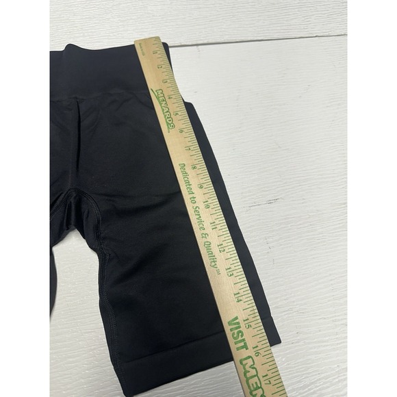 Gymshark‎ Flex Cycling Shorts Women's Small Stretch Biker Athletic Workout Black - Picture 5 of 6